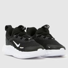 Kinder Nike Schwarz-weiß Free Ride Sneaker Nike Free Ride,2 von 4