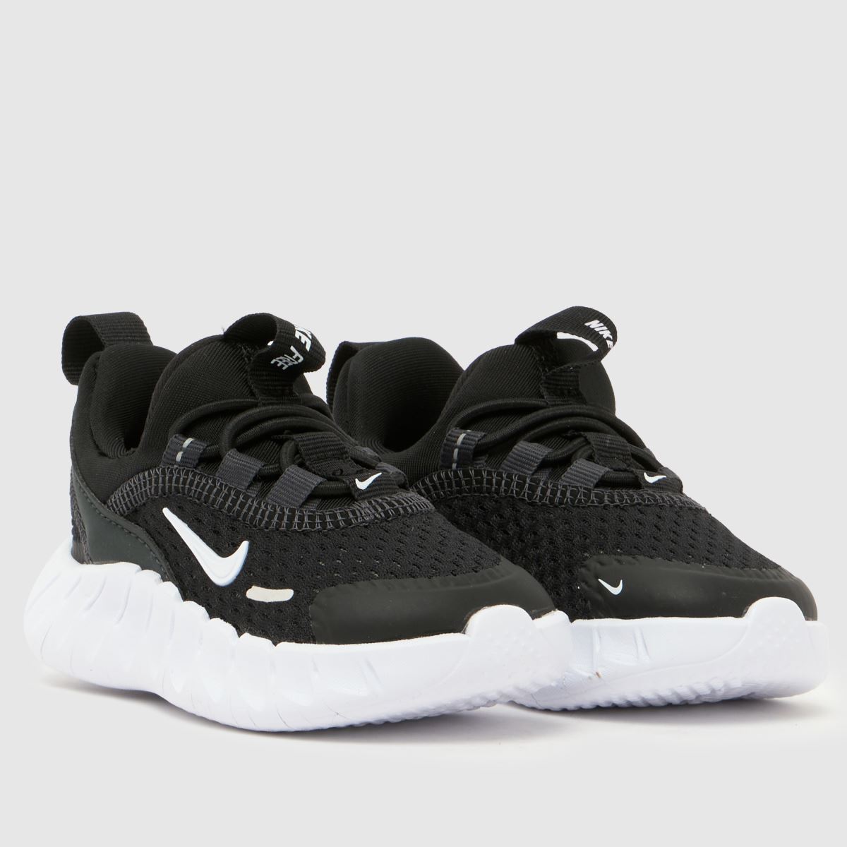 Kinder Nike Schwarz-weiß Free Ride Sneaker Nike Free Ride 1