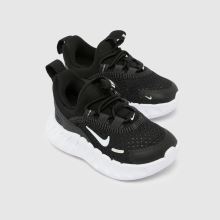 Kinder Nike Schwarz-weiß Free Ride Sneaker Nike Free Ride,3 von 4