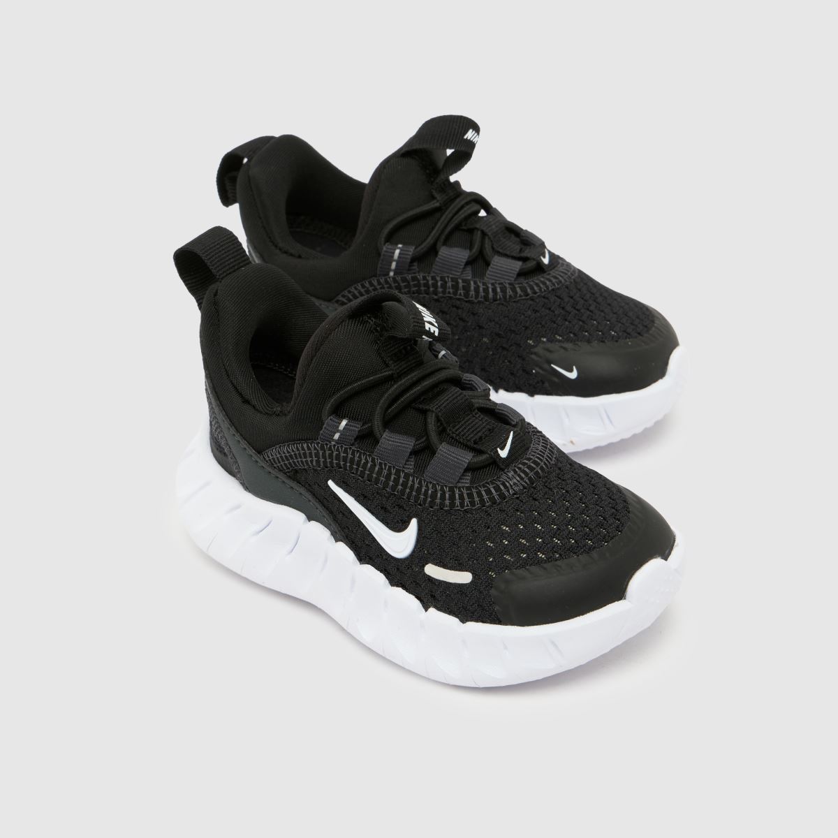 Kinder Nike Schwarz-weiß Free Ride Sneaker Nike Free Ride 4