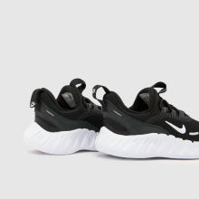 Kinder Nike Schwarz-weiß Free Ride Sneaker Nike Free Ride,4 von 4