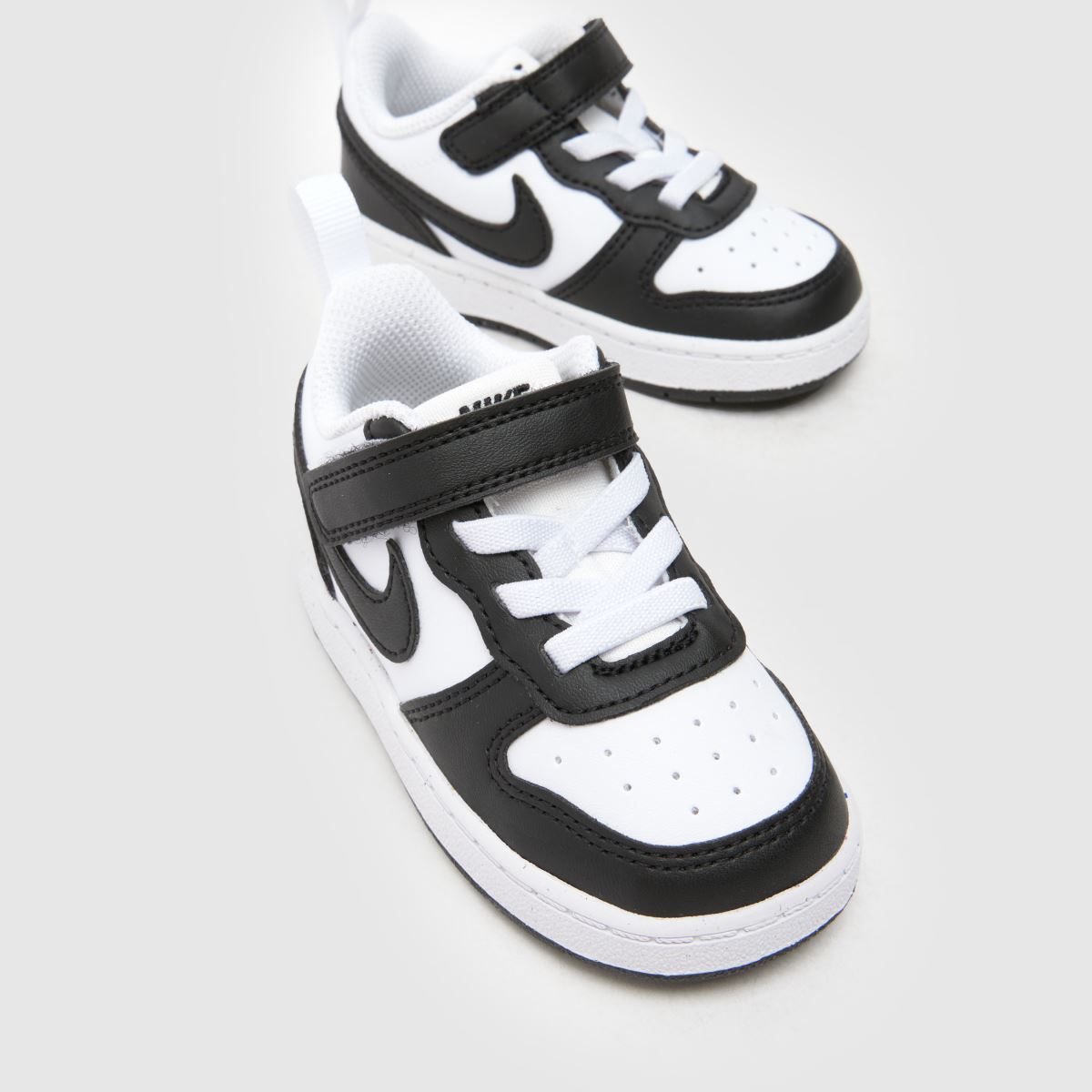 Nike Court Borough Toddler in White & Black Nike Court Borough 4