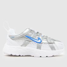 Nike P-6000 Toddler in White & Blue Nike P-6000,1 of 4