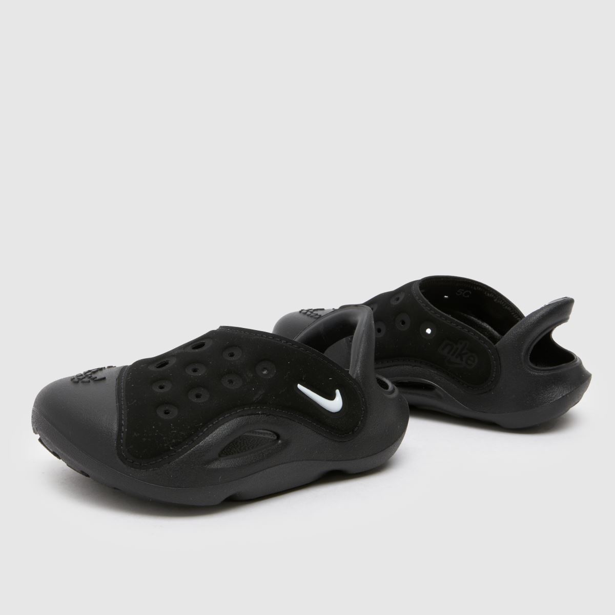 Nike Aqua Swoosh Toddler in Black & White Nike Aqua Swoosh 7