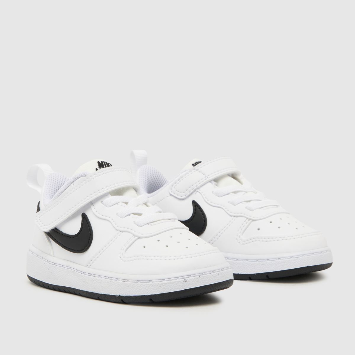 Nike Court Borough Low Recraft Toddler in White & Black Nike Court Borough Low Recraft 1