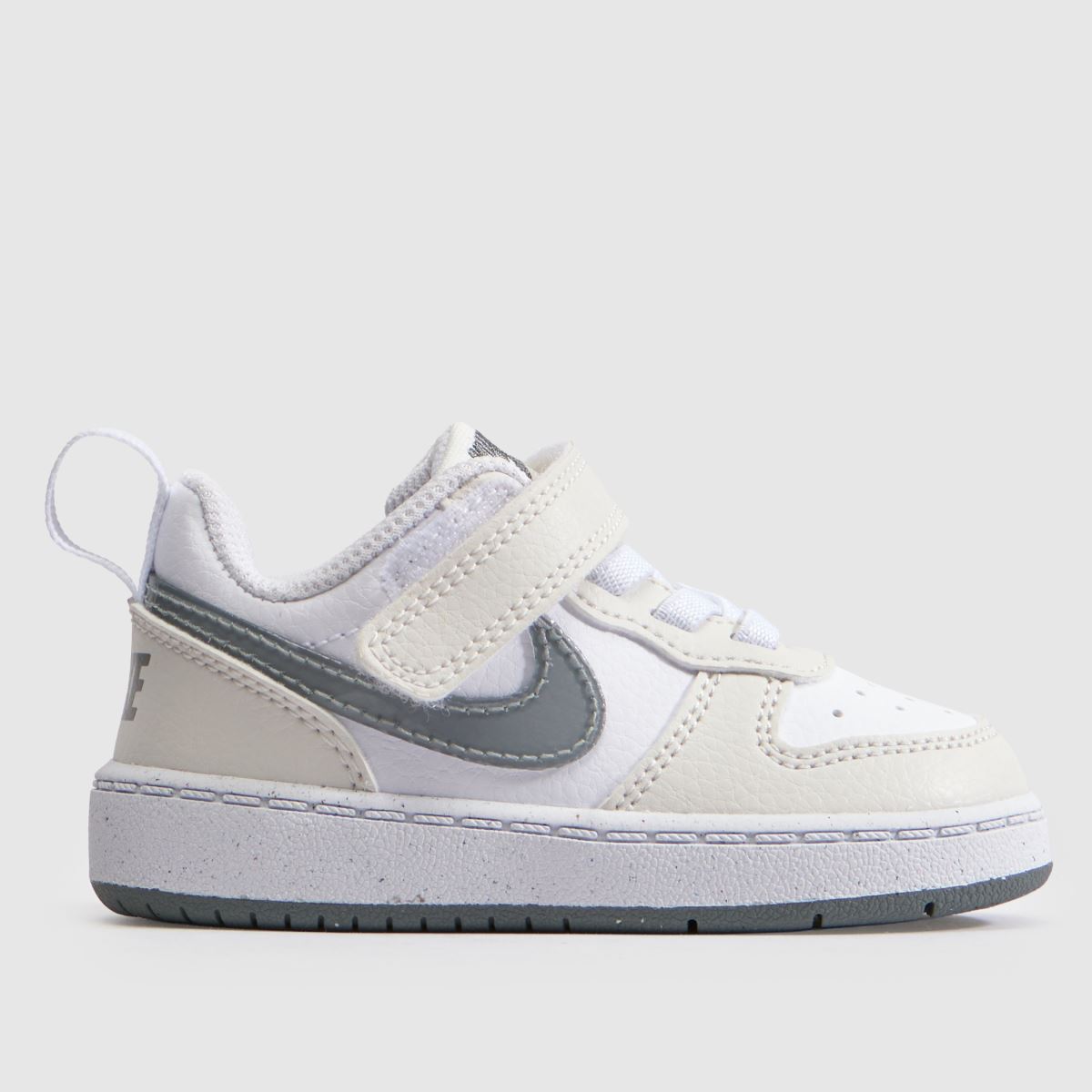 Nike Court Borough Low Toddler in White & grey Nike Court Borough Low