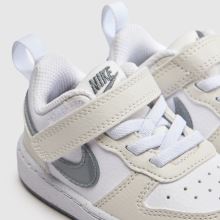 Nike Court Borough Low Toddler in White & grey Nike Court Borough Low,3 of 4