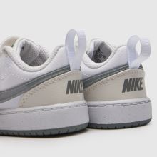 Nike Court Borough Low Toddler in White & grey Nike Court Borough Low,4 of 4
