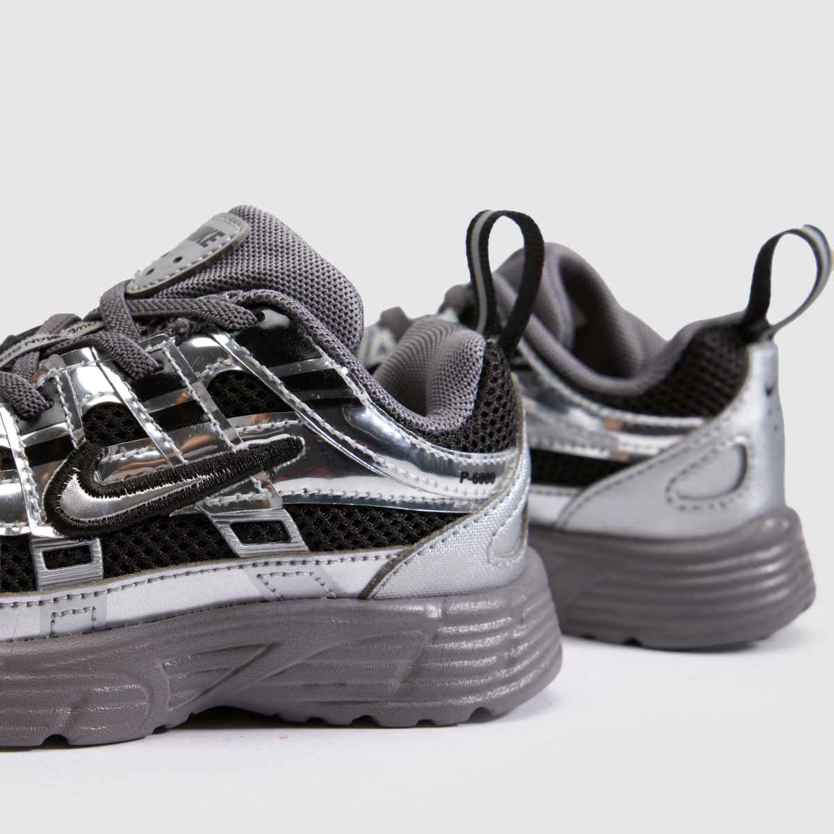 Nike P-6000 Toddler in Black & Silver Nike P-6000 7