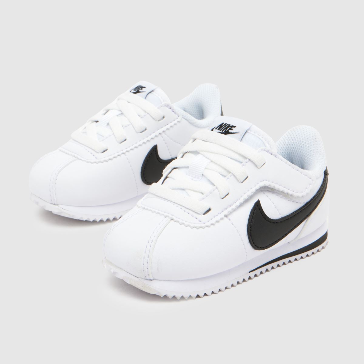 Kids Toddler White \u0026 Black Nike Cortez Trainers | schuh
