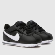 black and gray nike cortez