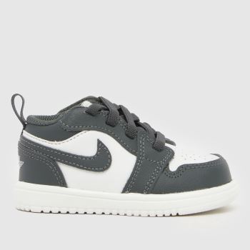 Nike Jordan White & grey 1 Low ALT Toddler