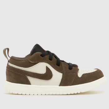 Nike Jordan Beige & Brown 1 Low ALT Toddler