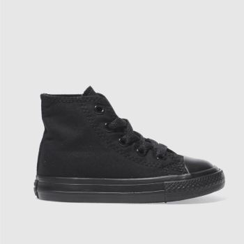 converse black all star hi trainers toddler converse black all star hi trainers toddler
