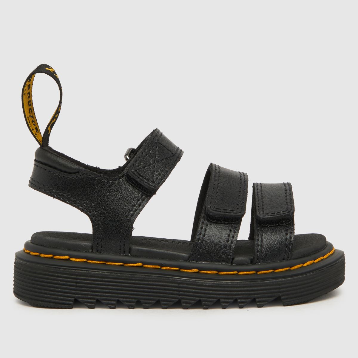Dr. Martens Black KlAIRE Toddler Sandals