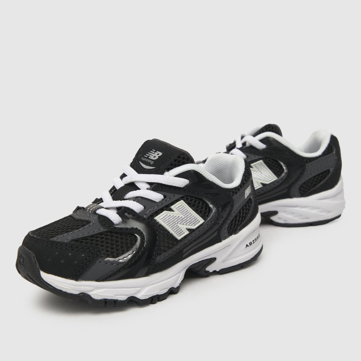 Kids Toddler Black & Grey New Balance 530 Trainers schuh