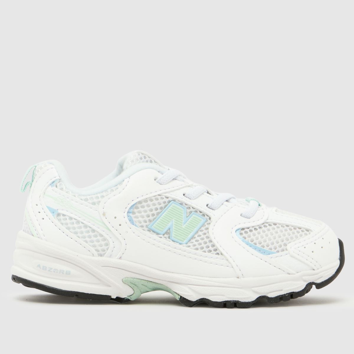 New Balance White Multi 530 Toddler Trainers