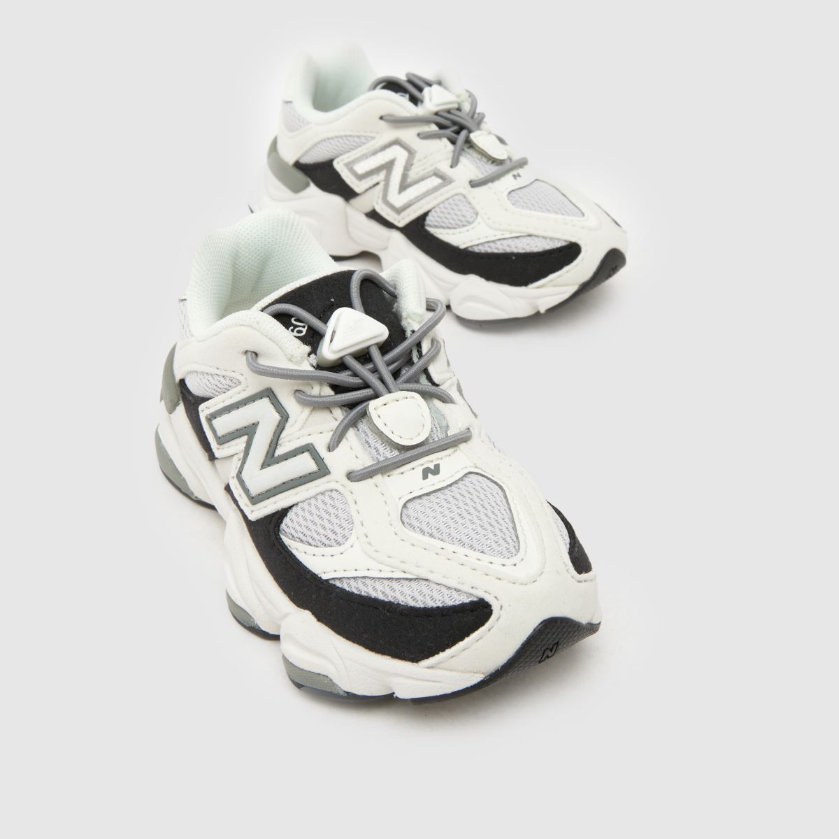 New Balance 9060 Toddler in White & Black New Balance 9060 4