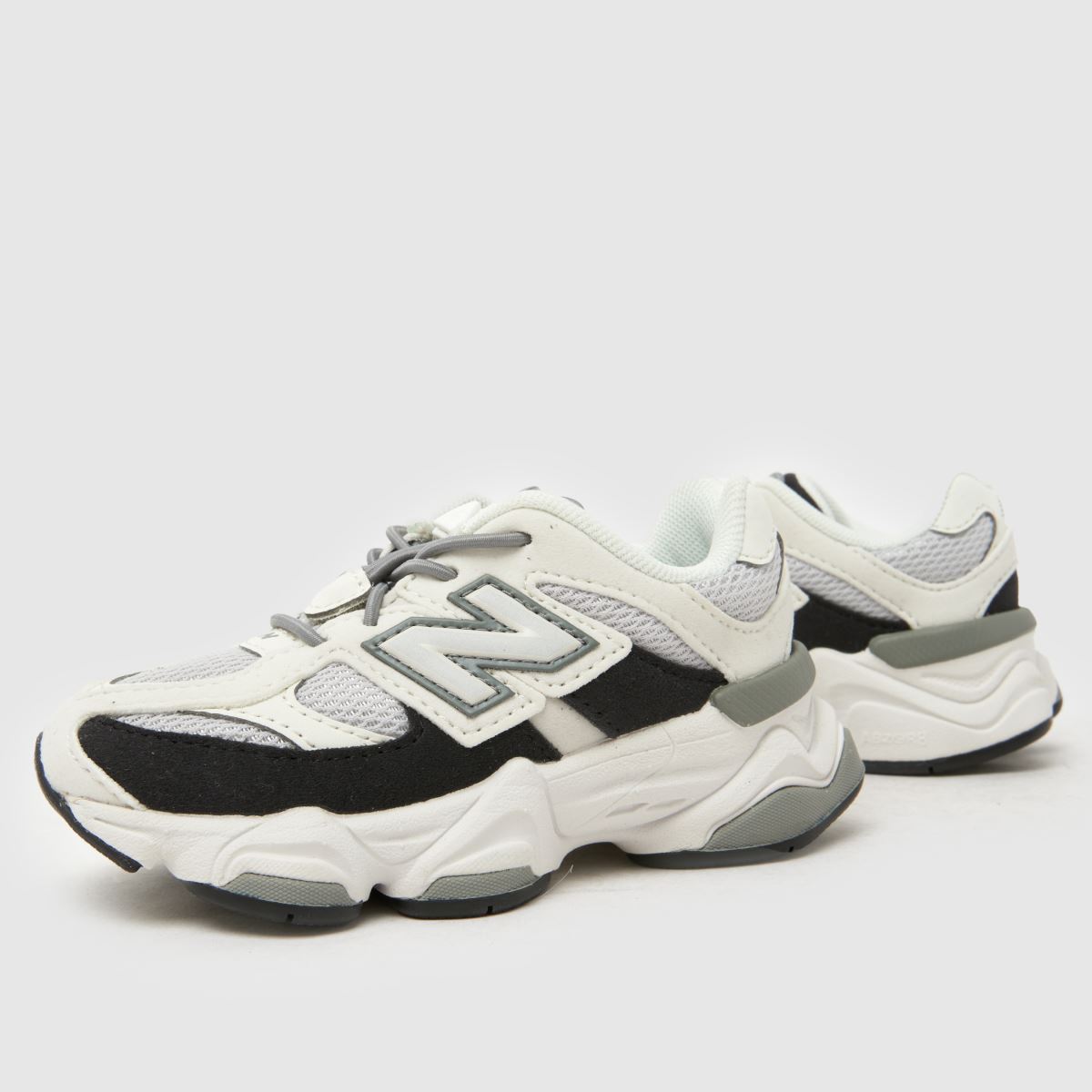 New Balance 9060 Toddler in White & Black New Balance 9060 7