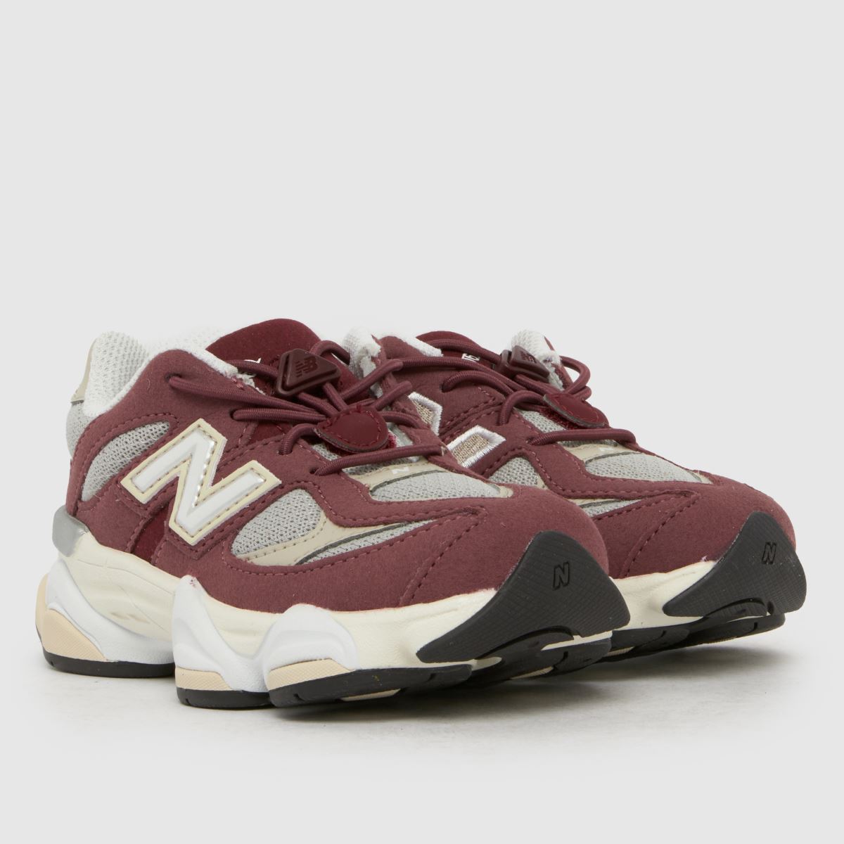 New Balance 9060 Toddler in Burgundy New Balance 9060 1