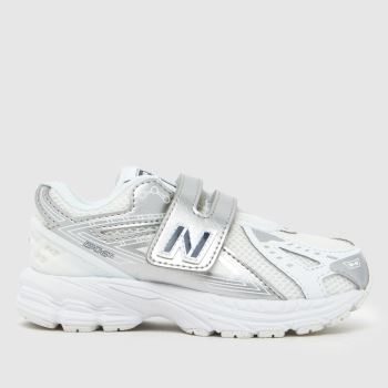 New Balance White & Navy 1906 Toddler