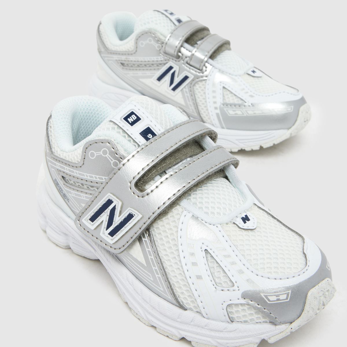 New Balance 1906 Toddler in White & Navy New Balance 1906 4