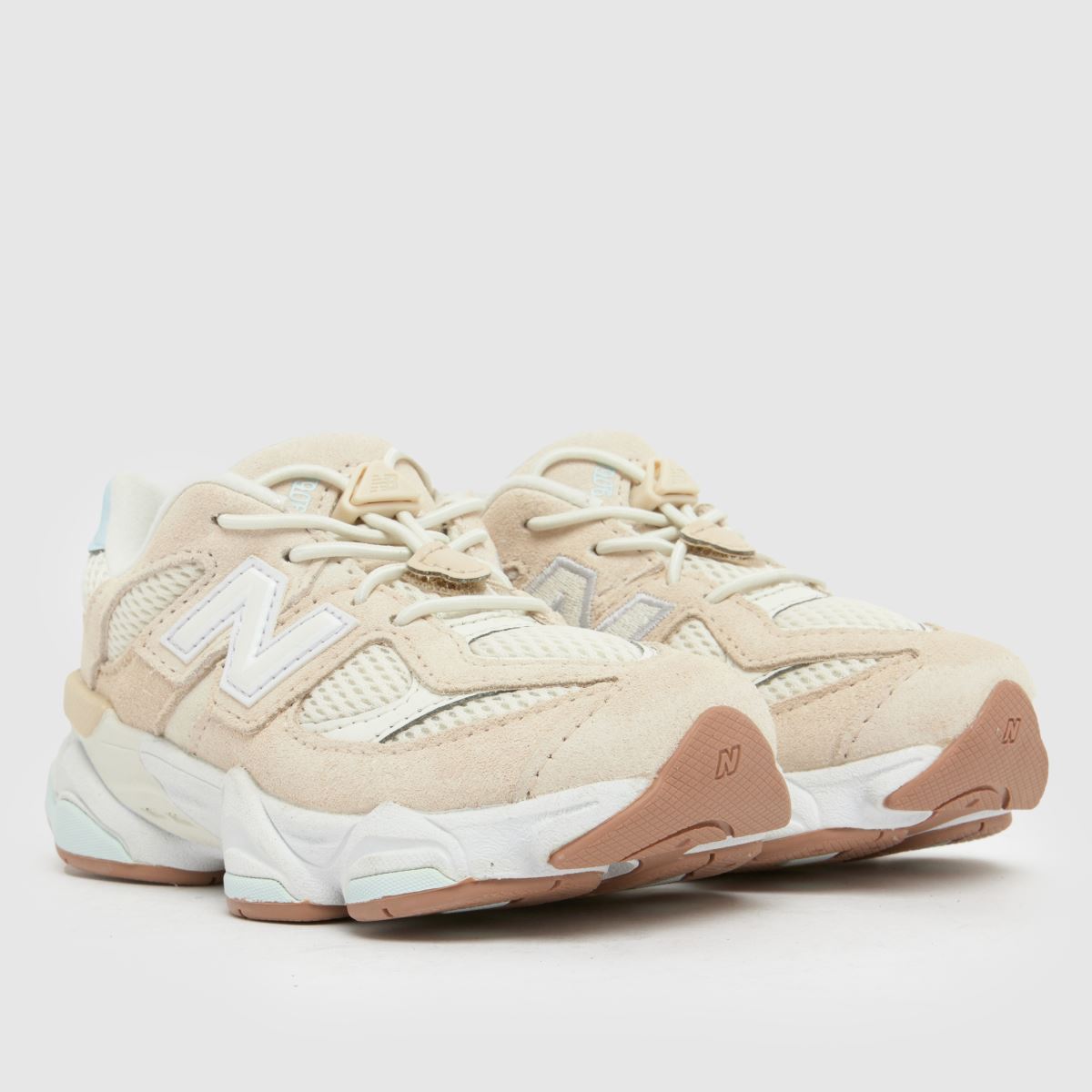 New Balance 9060 Toddler in Beige Multi New Balance 9060 1