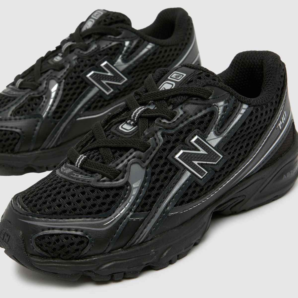 New Balance Black Multi 740 Toddler Trainers, Size: 7 (EU 24)