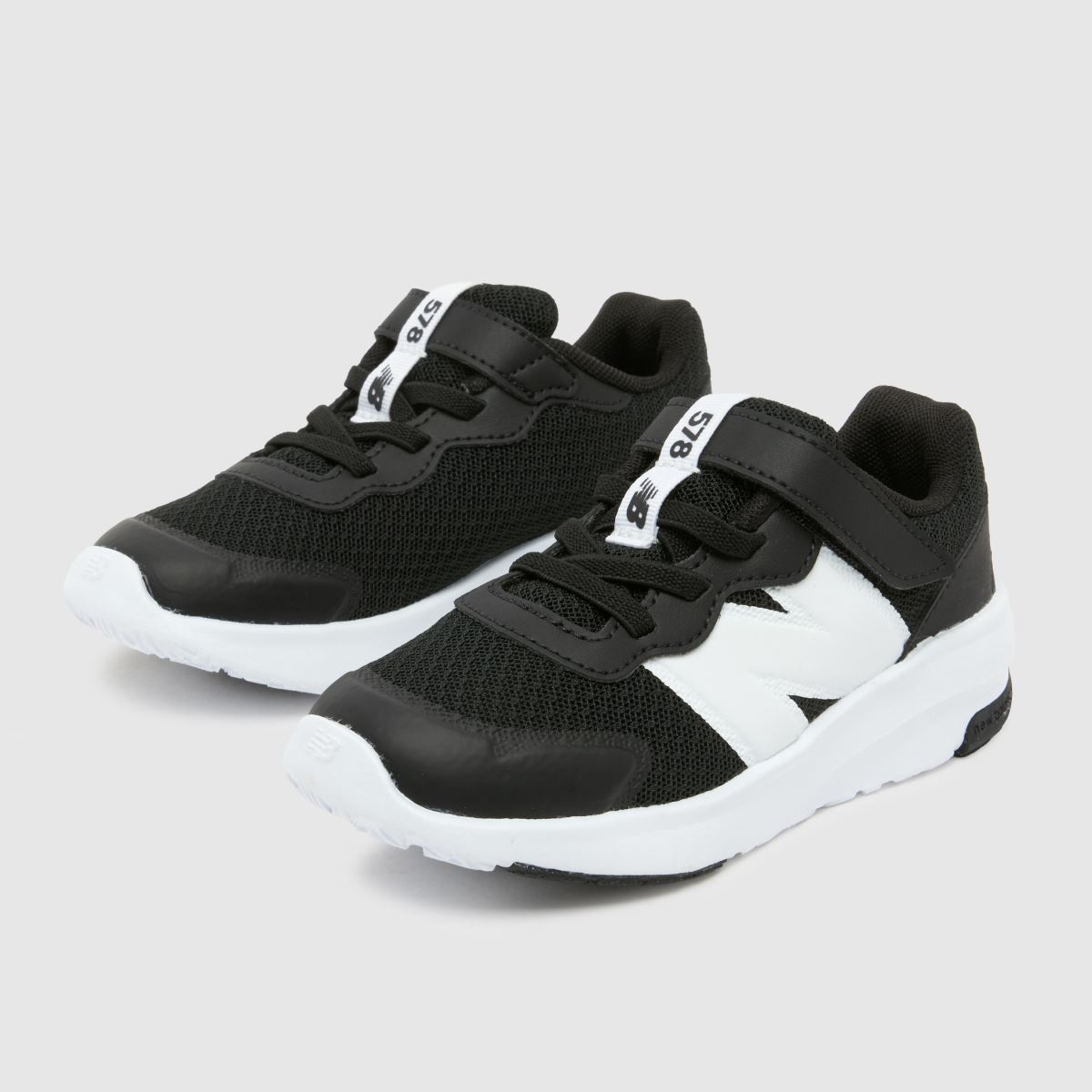 New Balance 578 Toddler in Black & White New Balance 578 4