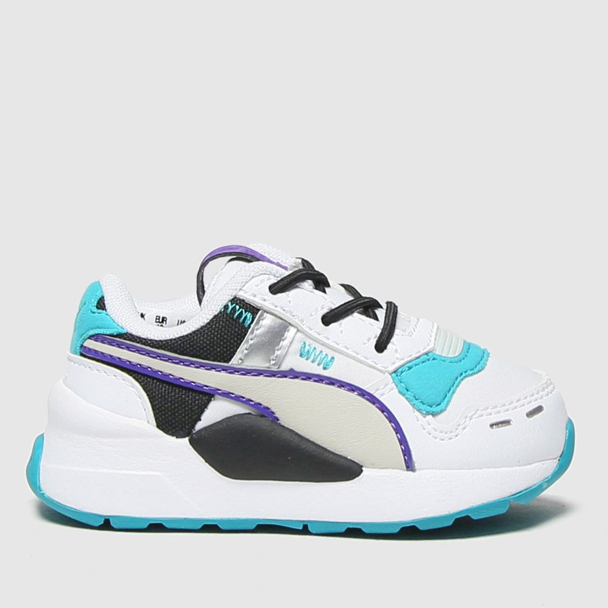 Kids Unisex White & Green PUMA Rs 2.0 Futura Trainers | schuh