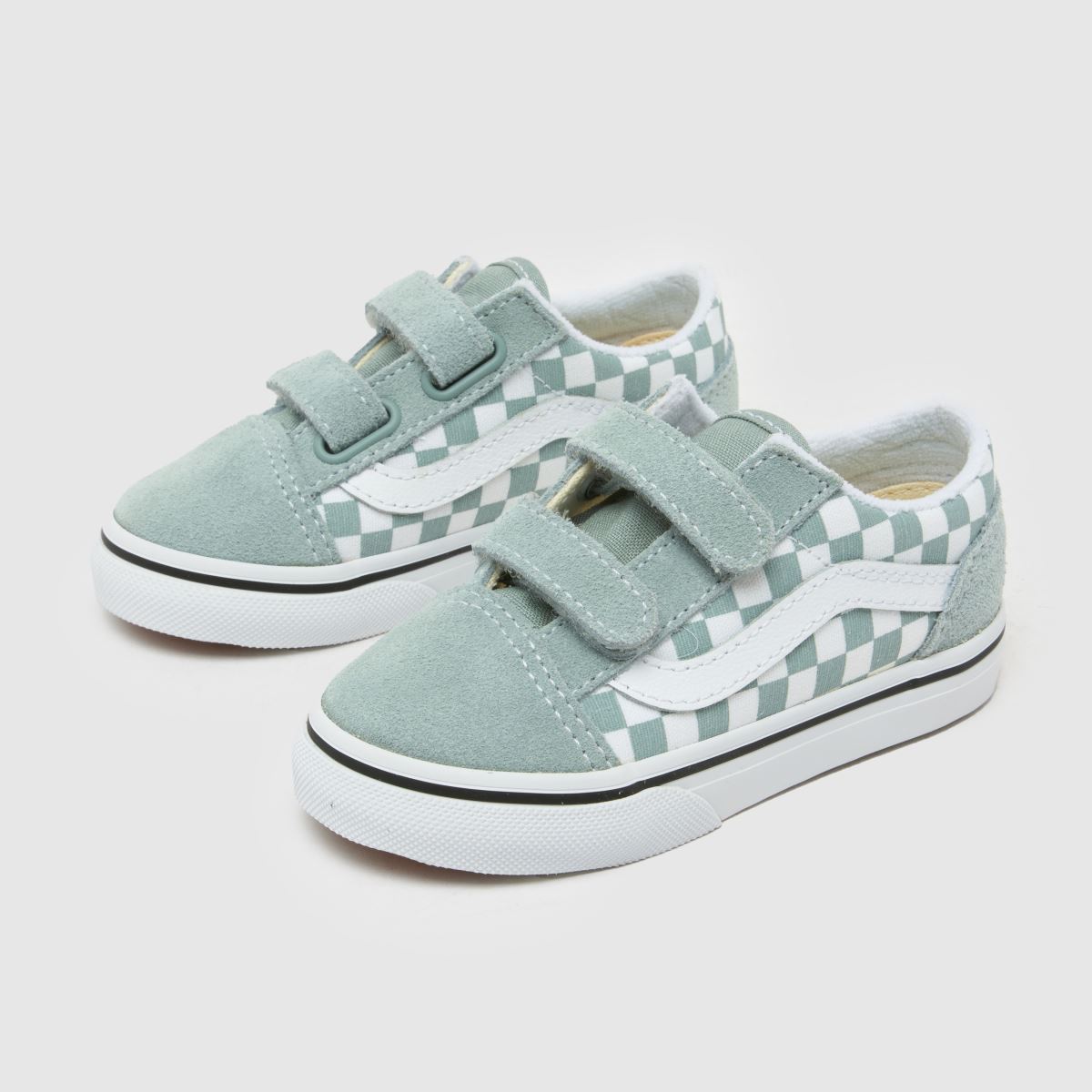 Vans Old Skool V Toddler in Light Grey