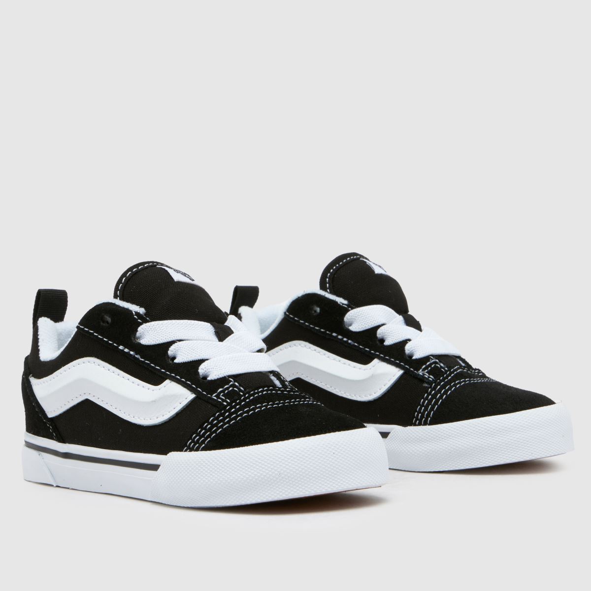Vans Knu Skool Toddler in Black & White Vans Knu Skool 1