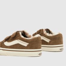 Vans Old Skool V Cozy Toddler in Brown Vans Old Skool V Cozy,4 of 4
