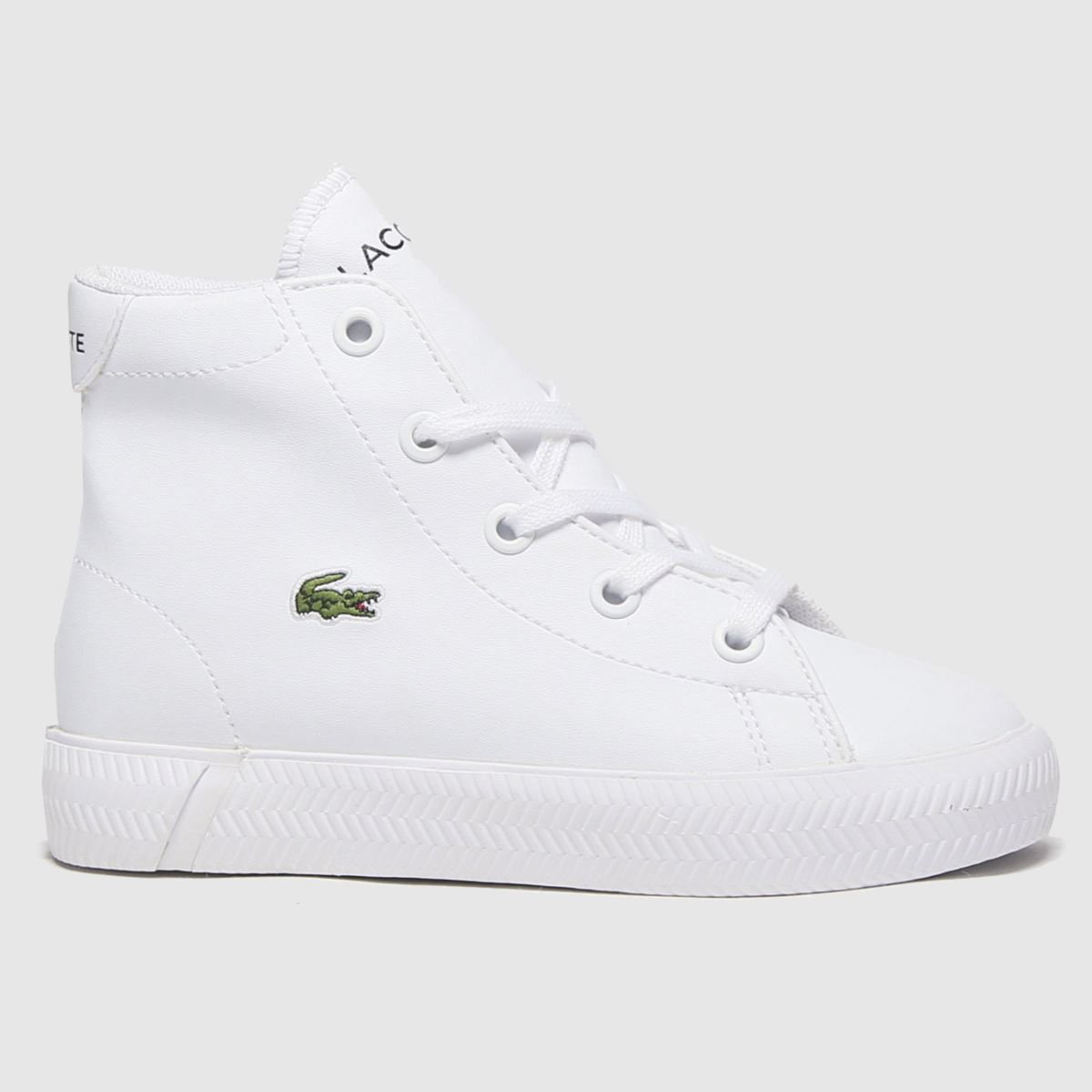 Lacoste White Gripshot Mid Trainers Toddler - ShoeFreak