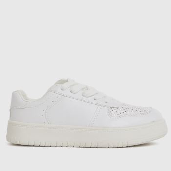 schuh white mighty lace up trainers toddler schuh white mighty lace up trainers toddler