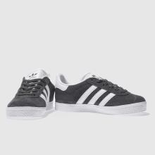Kids Unisex dark grey adidas gazelle trainers | schuh adidas dark grey gazelle trainers junior