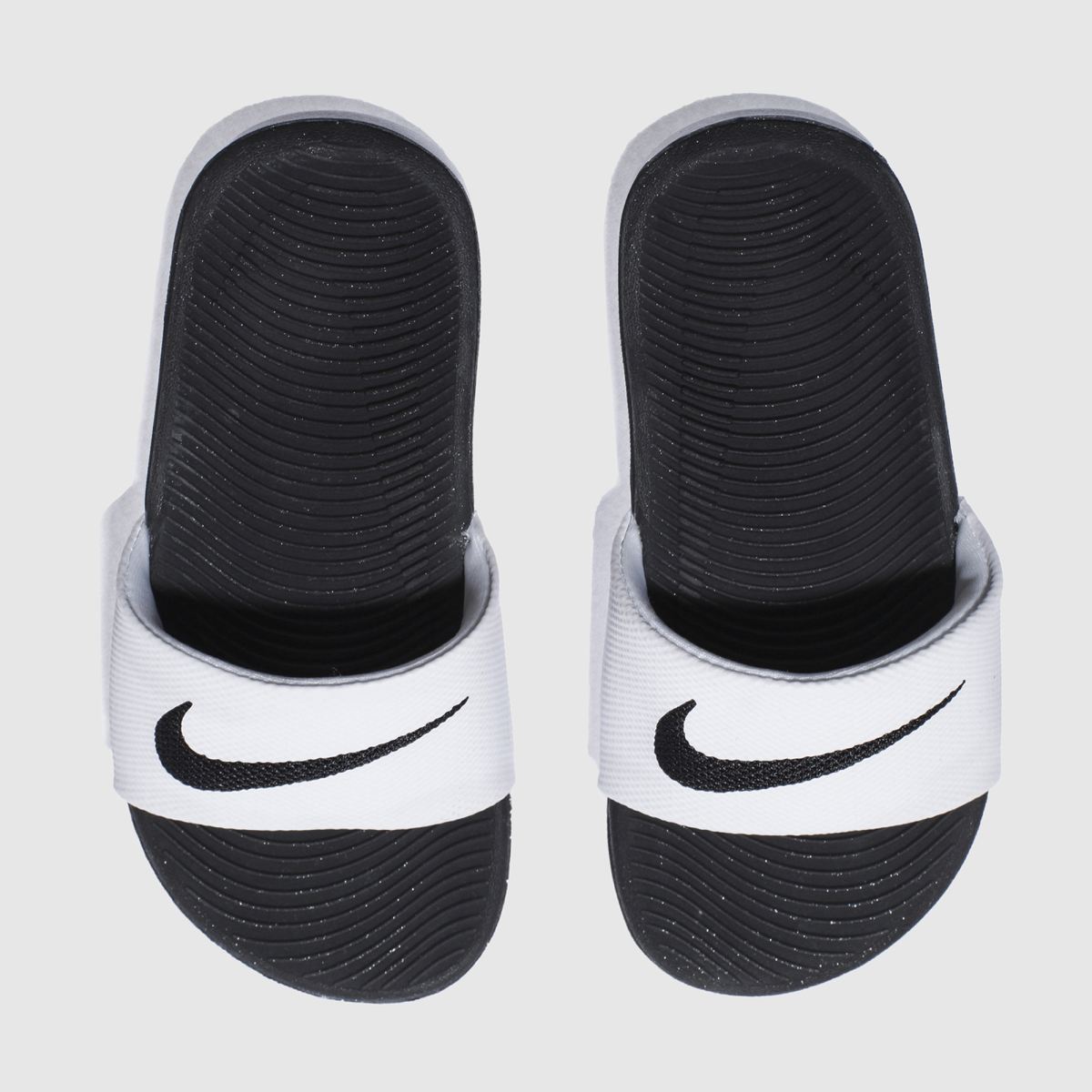 Nike Childrens Unisex Kawa Slide Gs/ps Junior Slides White - Size UK 13.5 Kids