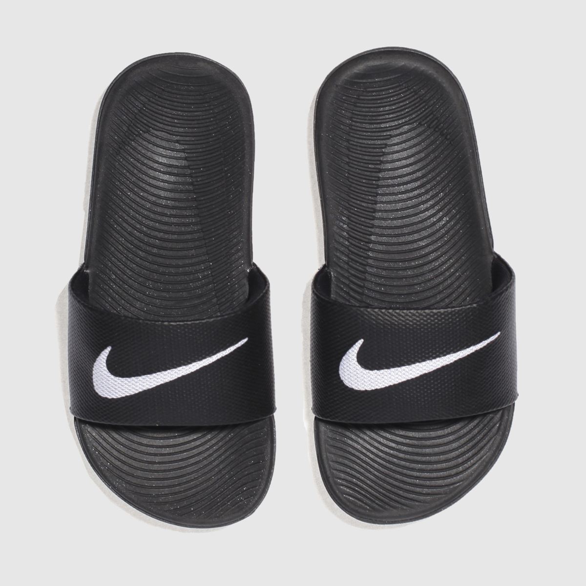 Nike Childrens Unisex Kawa Slide Gs/ps Junior Slides Black - Size UK 12.5 Kids