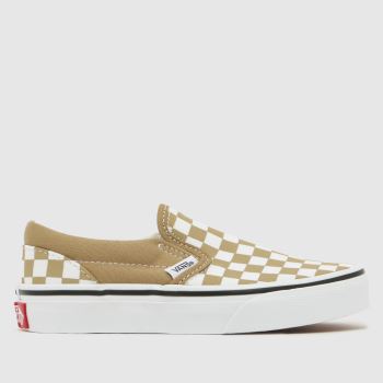 Vans Beige Multi Classic Slip-On Junior