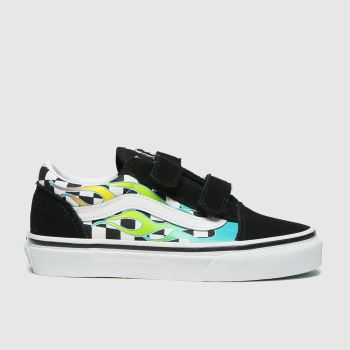 Vans black and blue old skool trainers junior Vans black and blue old skool trainers junior