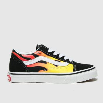 Vans black & red old skool trainers junior Vans black & red old skool trainers junior