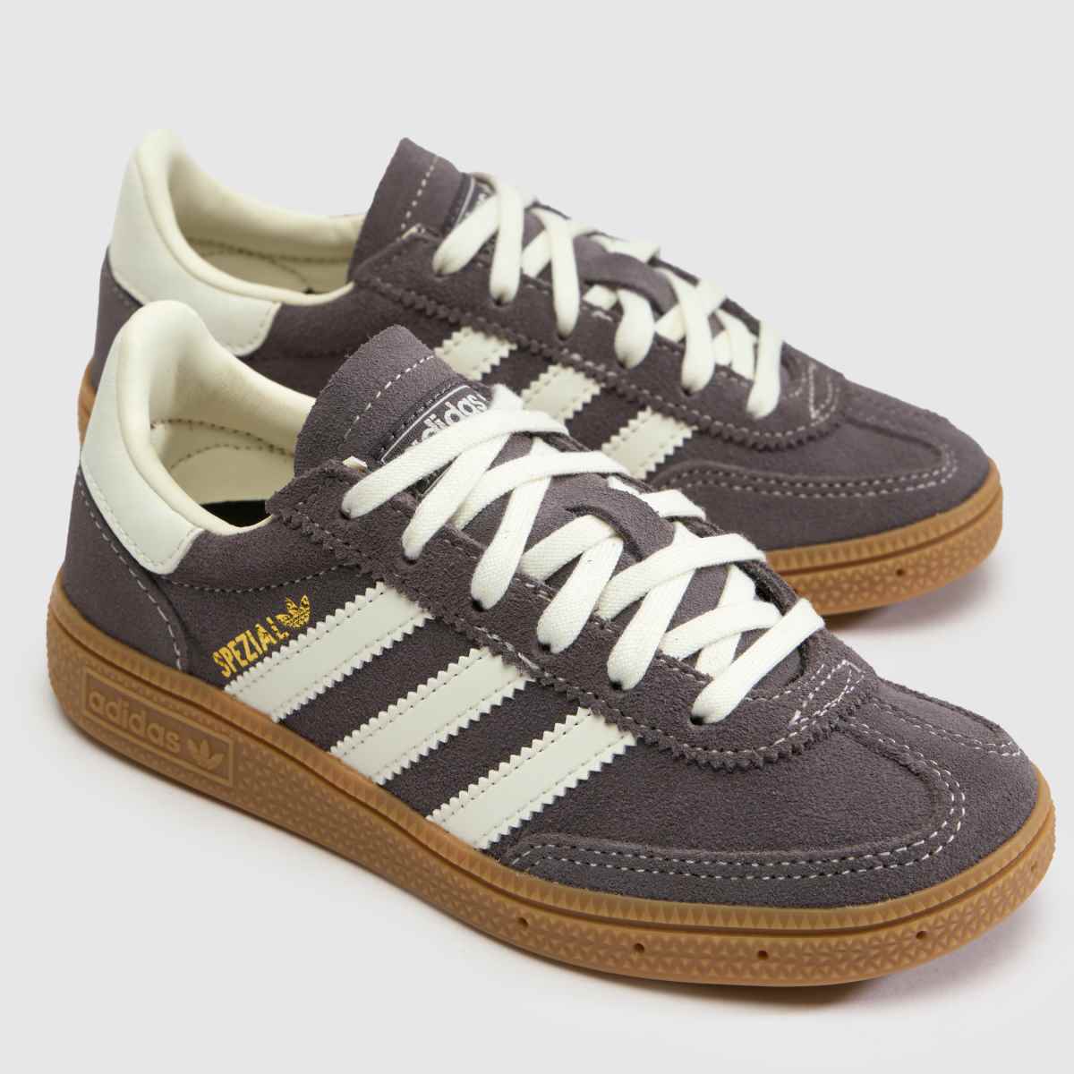 adidas Handball Spezial Junior in White & grey adidas Handball Spezial 4