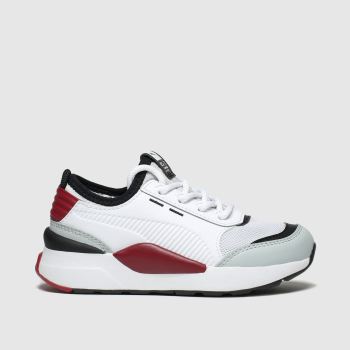 puma white & red rs-0 smart trainers junior puma white & red rs-0 smart trainers junior
