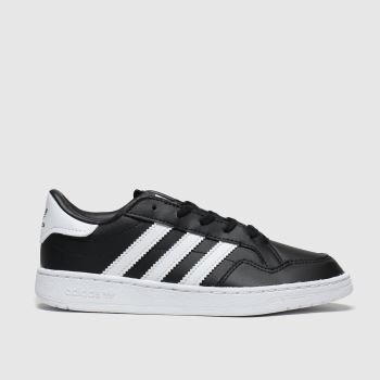 adidas black & white team court trainers junior adidas black & white team court trainers junior