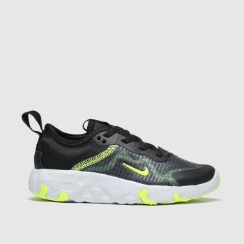nike black & green renew lucent trainers junior nike black & green renew lucent trainers junior