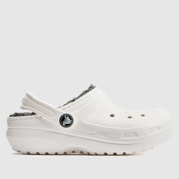 Crocs Weiß-Grau Classic Lined Clog Junior