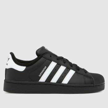 adidas Black & White Superstar II Junior