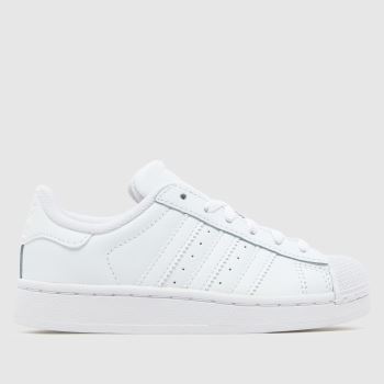 adidas White Superstar II Junior