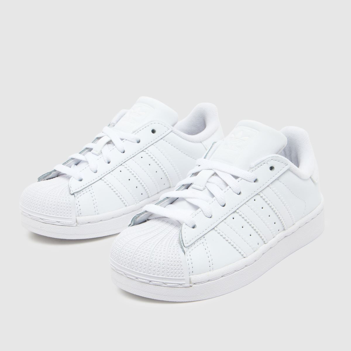 Kids Junior White adidas Superstar II Trainers | schuh
