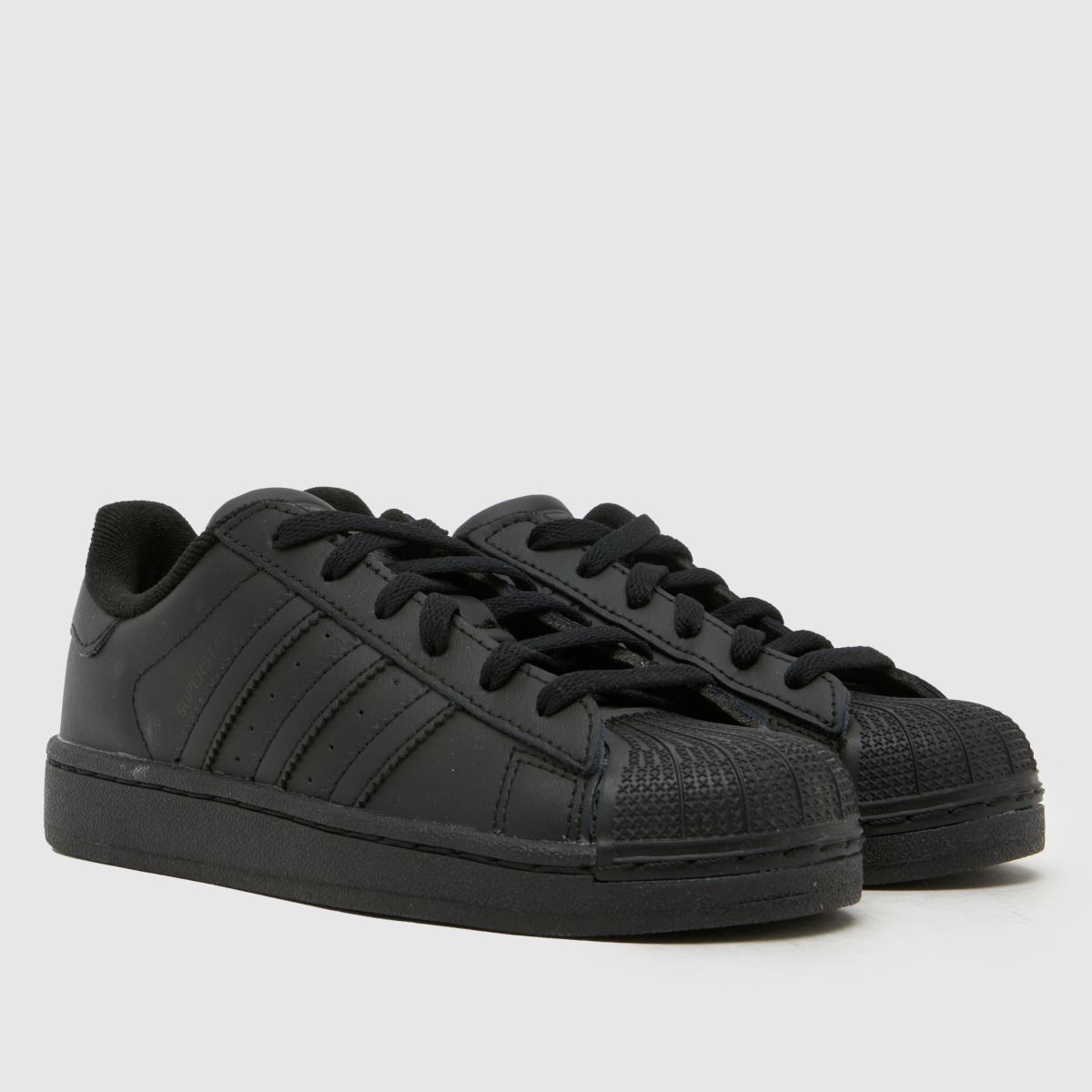 adidas Superstar II Junior in Black adidas Superstar II 1